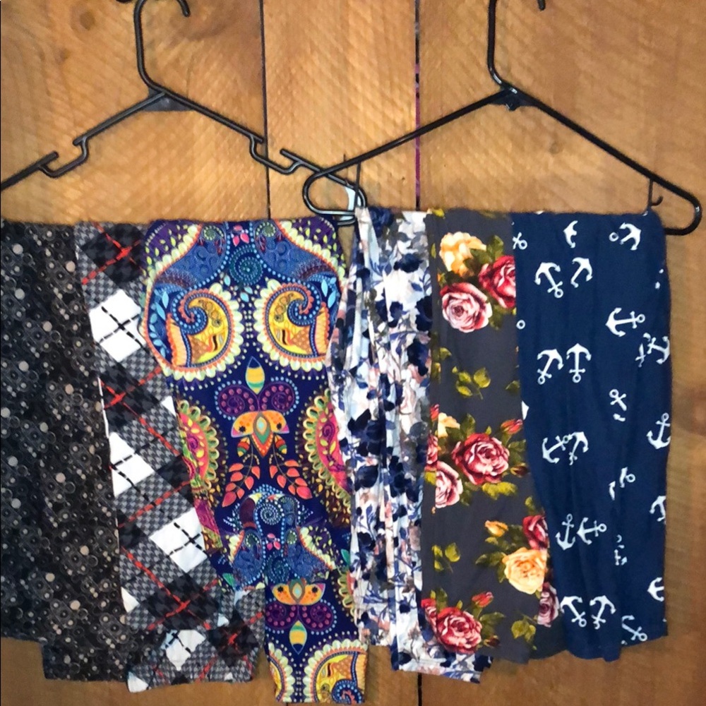 Colorful Patterned Leggings Set